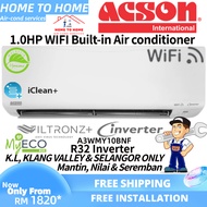 [Installation] Acson 1.0hp (A3WMY10BNF) R32 Inverter WIFI Built-in Air conditioner
