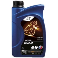 ELF MOTO 4 ROAD 15W50 15W 50 15W-50 MINYAK HITAM ELF 15W50 15 50 ELF ENGINE OIL 15W50 1L
