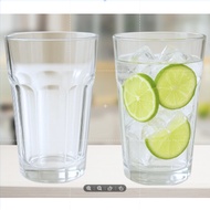 Durable Transparent Drinking Glass Thick Base Tumbler clear drinking glass transparent baso tubigan
