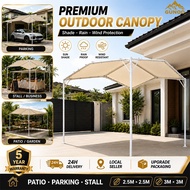Gazebo Tent Camping Tent 10FT*10FT Heavy Duty Gazebo Canopy Outdoor Khemah Night Market Canopy Car T