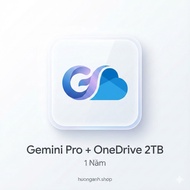 Google Drive 2TB + Gemini Pro 1 Năm Chính Chủ - Tặng Kèm Youtube Premium 1 Tháng