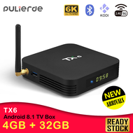 New TX6 4GB 64GB Smart Tv Android Box Mini TvBox Singapore Android 9.0 Box ACE TV Box2GB 16GB 32GB ROM Allwinner H6 support 2.4G