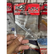 HG 4WD MINI RACER OPTION PART SUPER X / VS FRONT DOUBLE ALUMINUM PLATE (SILVER)