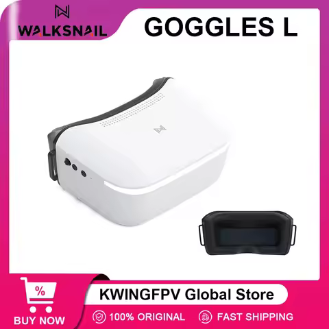 CADDX Walksnail Avatar HD Goggles L With GM1 GM2 GM3 1920x1080 4.5 Inch 4km Head Tracking For RC Car