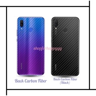 Nokia C01 Plus C21 Plus G10 G21 X30 5G Carbon Fiber Phone Sticker Transparent Black