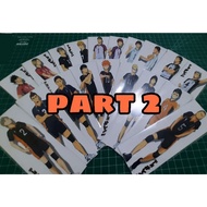 Anime Bookmark Haikyuu Aoba johsai Fukurodani Shiratorizawa Inarizaki