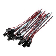 5 15cm 3p plugs, jack, male and female jack for 3 pin Led light wire WS2812B WS2811 16703 Wire Conne