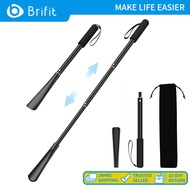 Brifit Retractable shoe horn 28 cm - 85 cm extendable long handle aluminium alloy removable portable