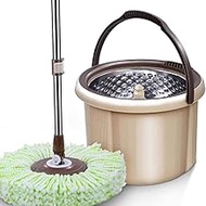 Rotating Mop, Spin Mop and Bucket Set Wet Spin Mop and Bucket Easy Wring System and Washable Microfiber Cloth Mop Decoration