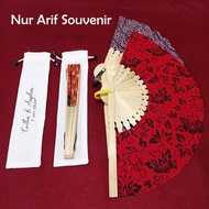 Jumbo Batik Fan Souvenir Pouch Packaging