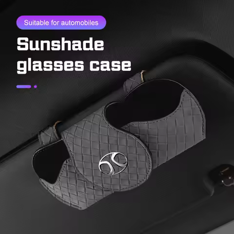 Car Glasses Case for Baic x75 x55ii Beijing bj40 bj80 u7 x7 U7 EX5 EU5 Sun Visor Sunglasses Holder E