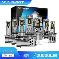 Novsight N63 H4 H7 H11 9005 9006 H1 H3 Car LED Headlight 90w 6500k 20000lm fog light