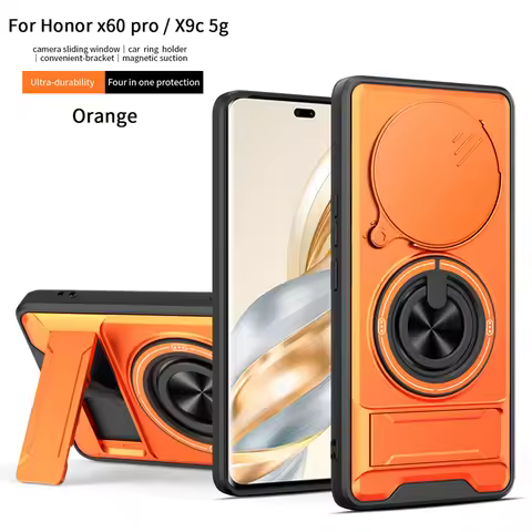 For Honor Magic 8 6 Pro/7 5 8 Lite/X9B X9A X9D X60 X70 X50 X9C Smart 360°rotating plastic ring Magne