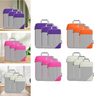 [mfnpqcn] Set of 3 Travel Packing Cubes, Lightweight Luggage Organizers with Handles for Easy Travel