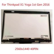 14INCHES For Lenovo X1 Yoga 1st gen 20FQ 20FR LCD Touch Screen Digitizer Display Panel Assembly 00UR189 01AY700 00JT856 01AY702