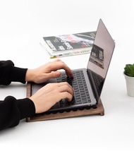 木質筆記本電腦支架 電腦配件 MacBook 支架 極簡主義桌面裝飾