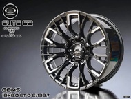 ล้อแม็กใหม่ - ELITE62 - ขอบ18 - สีดำเงิน - ขอบ18 - งาน OASIS (18 x 6รู139) - หน้ากว้าง 9.0 x 9.0 ET0