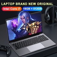 Gaming Laptop Original 15.6inch Intel Core i7-1165G7 RAM 16GB SSD 512GB Windows 11 MS Office Notebook Fingerprint Unlock