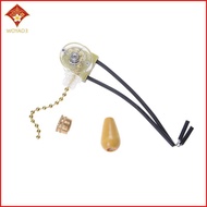 [WY3] 2pcs Convenient Ceiling Fan Light Wall light Replacement Retro Pull Chain Switch  [MY]
