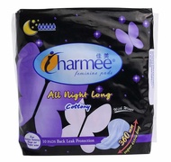 CHARMEE FEMININE PADS All Night Long Cottony with Wings 10 pads per pack