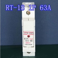 Real Shot❤ High-End RT18-1P/63A Fuse Base Fuse Base Good Quality 1ca
