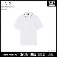 Armani Exchange เสื้อโปโลผู้ชาย รุ่น XM001289-AF10363-U0009 - สีออฟไวท์