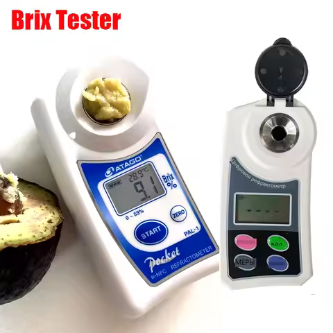ATAGO PAL-1 Brix Refractometer 0~53% Brix tester Sugar meter for fruits Scotch cocktail wine soft dr