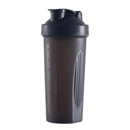 1PC 20oz/600ml Shaker Bottle With Measuring Scale, Includes Metal Mixing Ball, Dishwasher . Ideal Fo