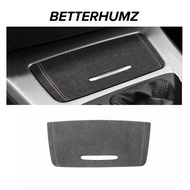 For BMW E90 E92 E93 Made of Alcantara Central Console Storage Box Panel Trim Performance S