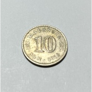 Malaysia Old 10 Cents Coin (Free Shipping)