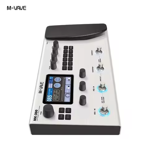 M-VAVE MK-300 Multi-Function Guitar/Bass Effector Pedal | 300s Looper+128 Drum MIDI DAW | ANN Neural