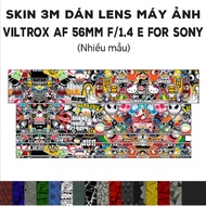 Viltrox AF 56mm f1.4 E For Sony Lens Skin (Many models) | Decal Film 3M 56mm camera lens protection 
