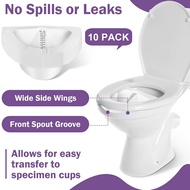 10Pcs Urine Hats for Toilets Urine Collection Hats Toilet Hats Urine Cups Pee Cup Urine Collector fo