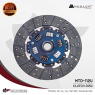 TOYOTA 3C / 2L / 3L / 5M 9 1/2" X 21T MOHASHI CLUTCH DISC MTD-112U (1PC)