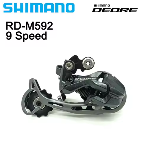 Shimano Deore RD-M592 9 Speed Rear Derailleur for Mountain Bike Dial 9 Speed RD M592 Bicycle Origina