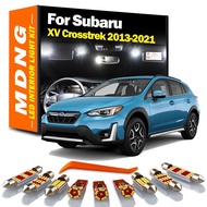 6Pcs Canbus For Subaru XV Crosstrek 2013 2014 2015 2016 2017 2018 2019 2020 2021 LED Interior Map Dome Light Kit Led Bulbs