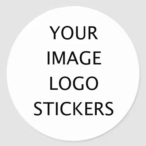 2.5/3.5/4.5/6cm Custom Sticker Customized Business Store Logos Labels Wedding Birthday Baptism Your