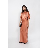 PAFON Elyse Dress - Coral