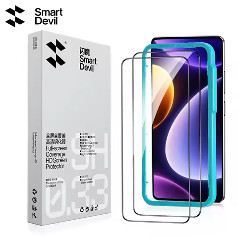 SmartDevil Screen Protector for Xiaomi 14T 13T Pro Redmi K60 Ultra Full Coverage Tempered Glass Film