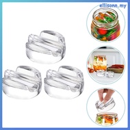 3pcs Canning Jar Weights Lids Wide Mouth Jar Fermenting Lid Canning Jar Glass Weights ellisonn