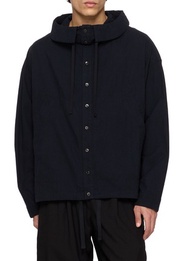 THE VIRIDI-ANNE HOODED BUTTON UP SHIRT