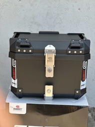 SEC 45LITERS ALLOY TOP BOX with Backrest & Baseplate