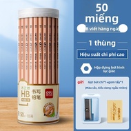 DELI | Bút Chì Vẽ Không Độc Hại 2B Màu Gỗ Tự Nhiên