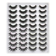 Lanflower Magnetic Eyelashes with Applicator Natural Magnetic Lashes Wispy False Eyelashes with Magn