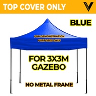 [SG SELLER] Gazebo Canopy Tent Heavy Duty Canvas Foldable Retractable Cover Waterproof Steel Stand T