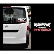 Nissan Escapade NV350 Funny Sticker