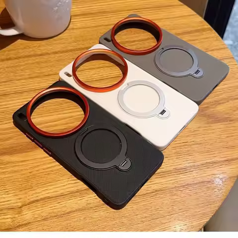 Applicable vivo x200 pro case Golden Armor Magnetic Rotating Stand Phone X200 PRO MIN