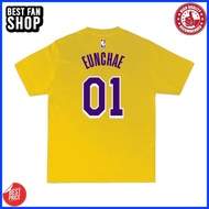 ∡ ♚ ▙ 【Premium】Le Sserafim Lakers Inspired Jersey Shirt Yunjin Chaewon Sakura Kazuha Eunchae