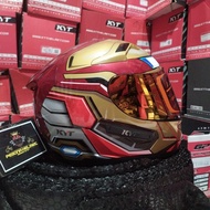 【PROMO】 - Helm Kyt K2 Rider Marvel Iron Man Paket Ganteng | Produk