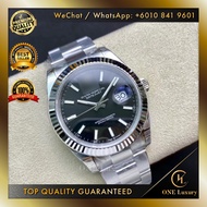 🔥SWISS TOP QUALITY🔥 DATEJUST 41MM BLACK DIAL 126334 - MEN WATCH SWISS AUTOMATIC LUXURY JAM TANGAN LE